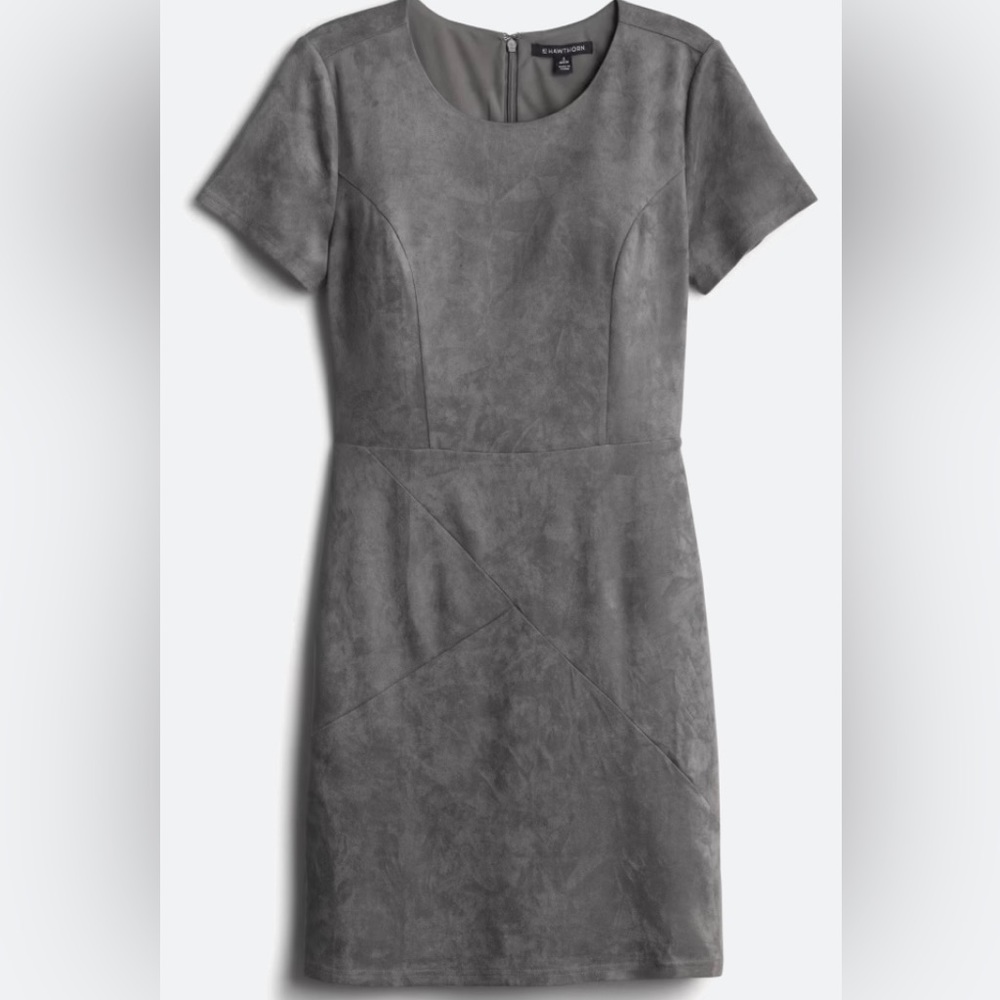 41 Hawthorne Faux suede dress NWT